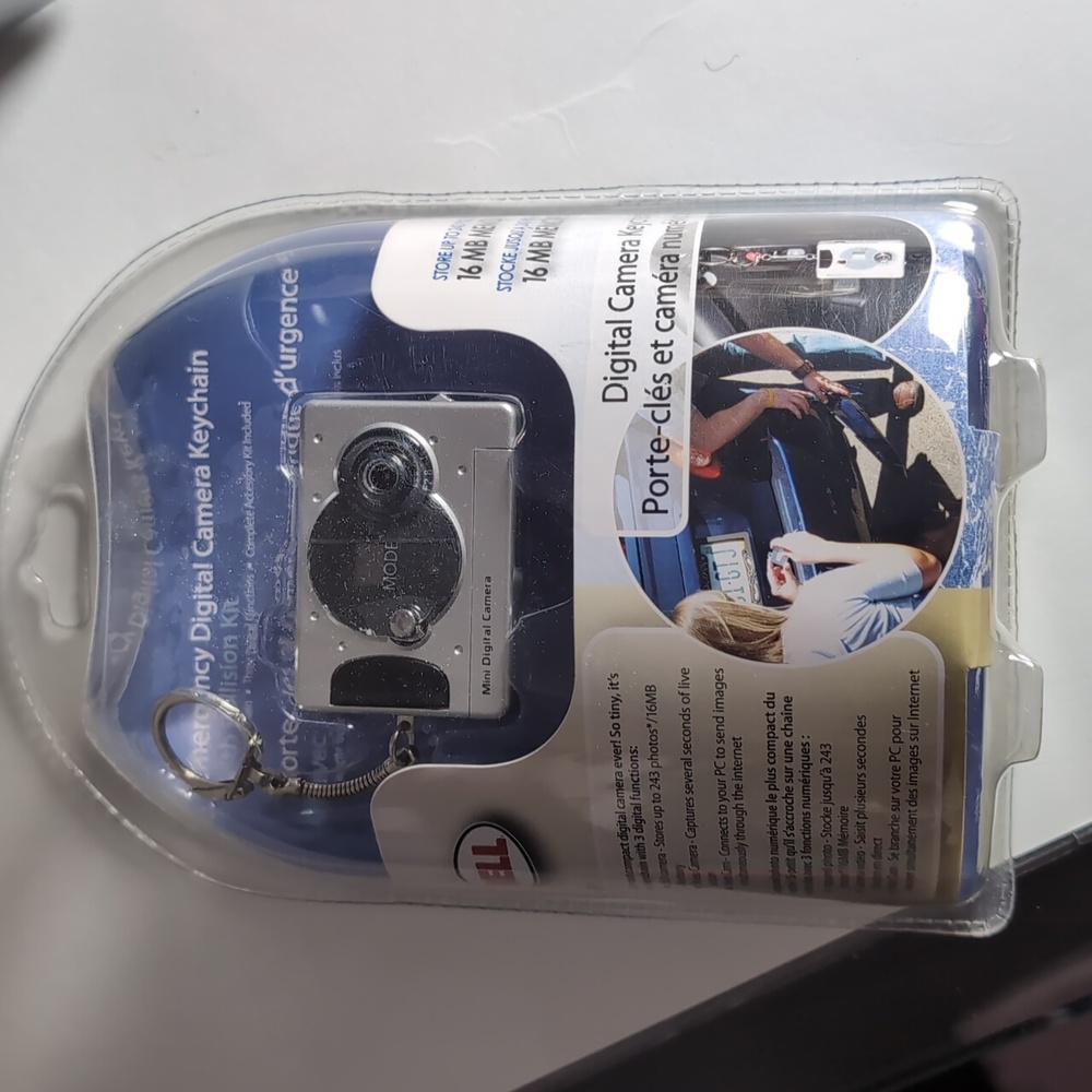 Bell camera key chain